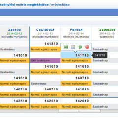 Vezénylési mátrix